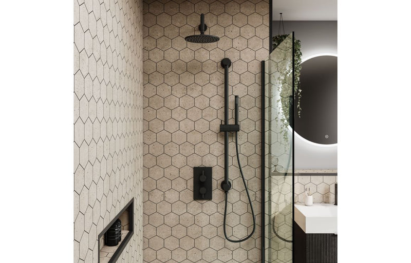 Fibo Urban - Rough Cement (Hexagonal)
