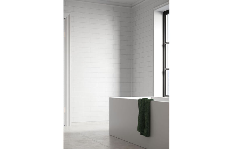 Fibo Urban - White Silk (Metro Brick)