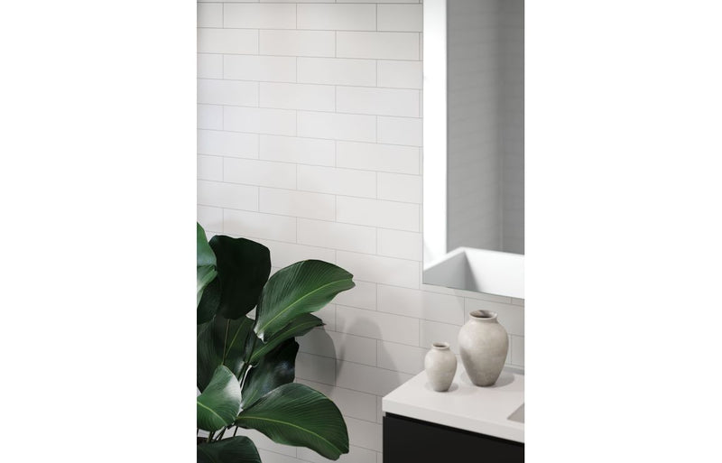 Fibo Urban - White Silk (Metro Brick)