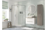 Flevarno 1 Door Quadrant - Chrome