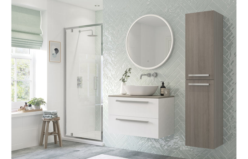 Flevarno Pivot Door - Chrome
