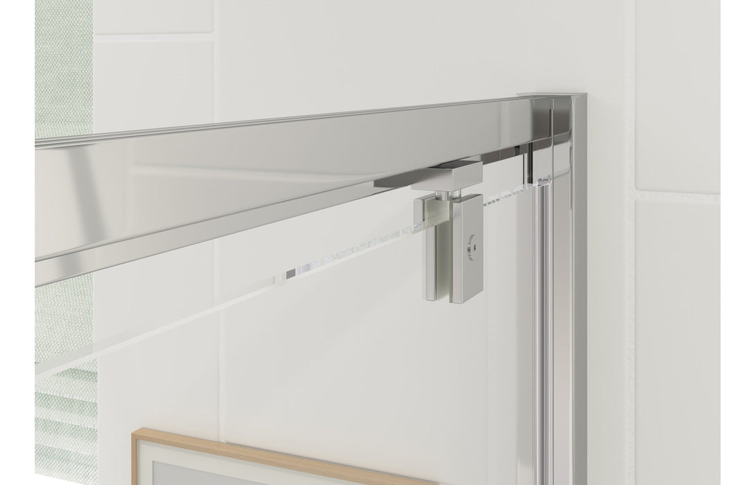 Flevarno Pivot Door - Chrome