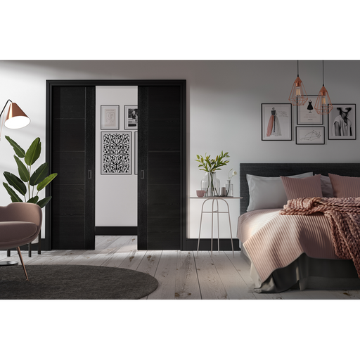 FLUSSO POCKET DOOR SET DOUBLE