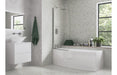 Fortuna Space Saving 1700x740x560mm 0TH Bath w/Legs
