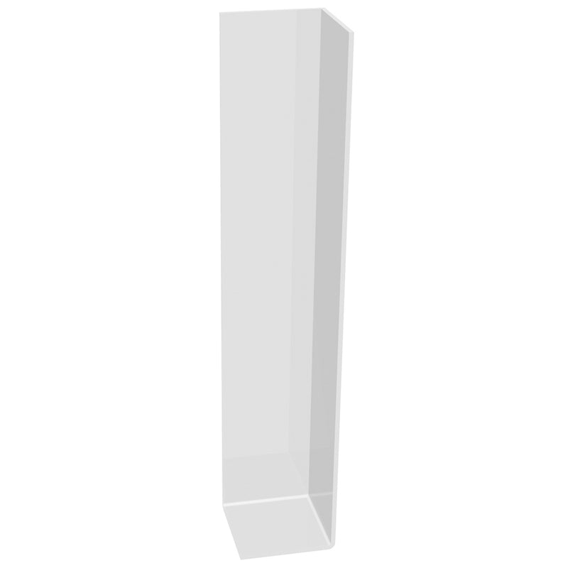 White Plain Fascia External Double Corner Extended