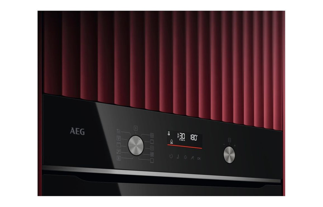 AEG GA5PB501AB Single Pyrolytic Oven w/Steam - Black