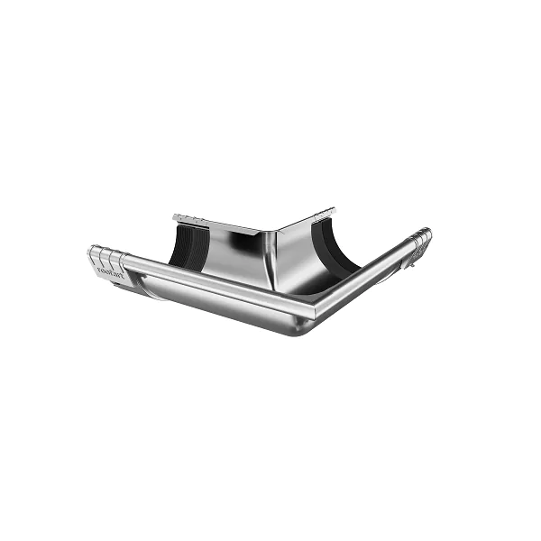 RoofArt Scandic Rainwater System - 125mm - 90° External Gutter Corner With Joints