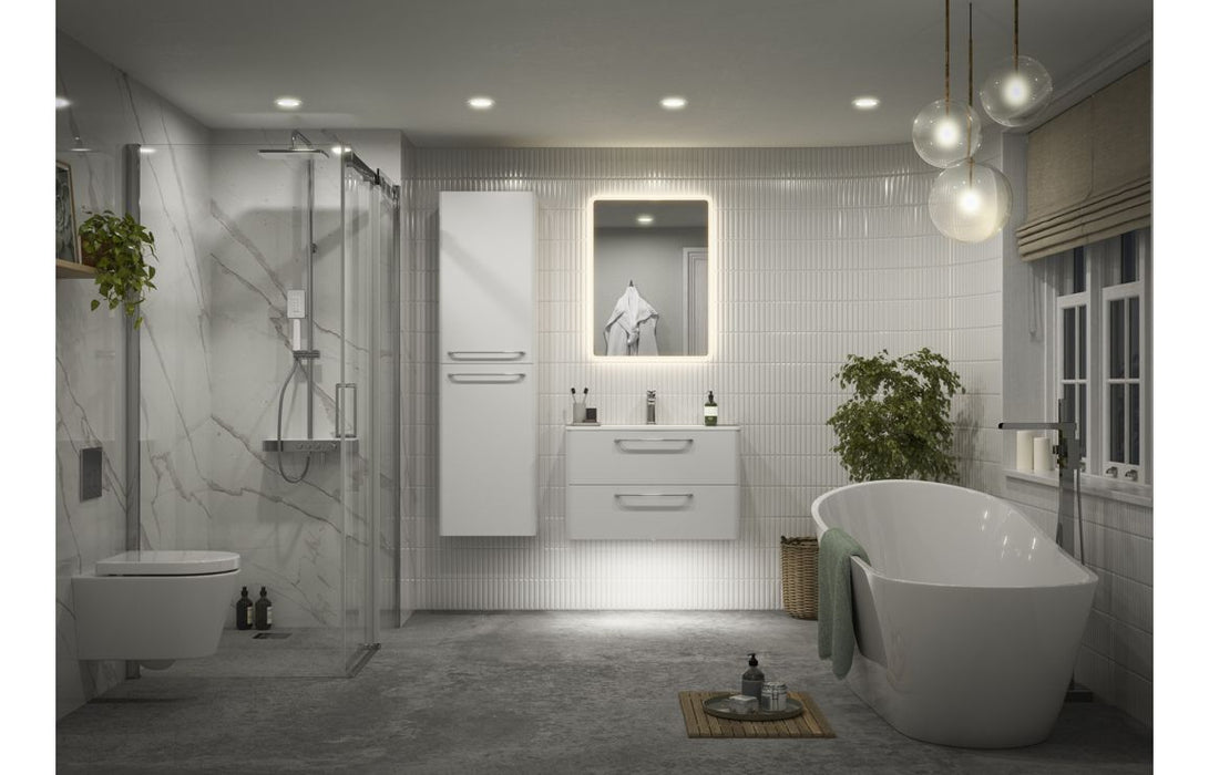 Deco 506mm WC Unit - White Gloss