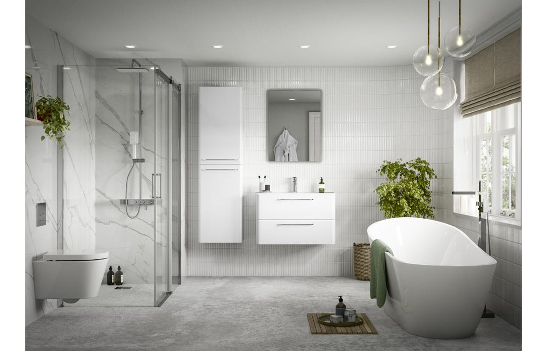 Deco 506mm WC Unit - White Gloss