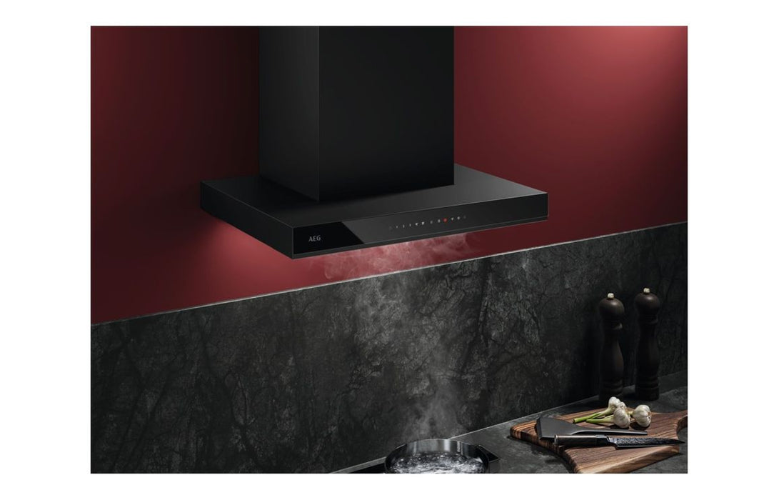 AEG GB87D61CB 60cm Box Chimney Hood - Black