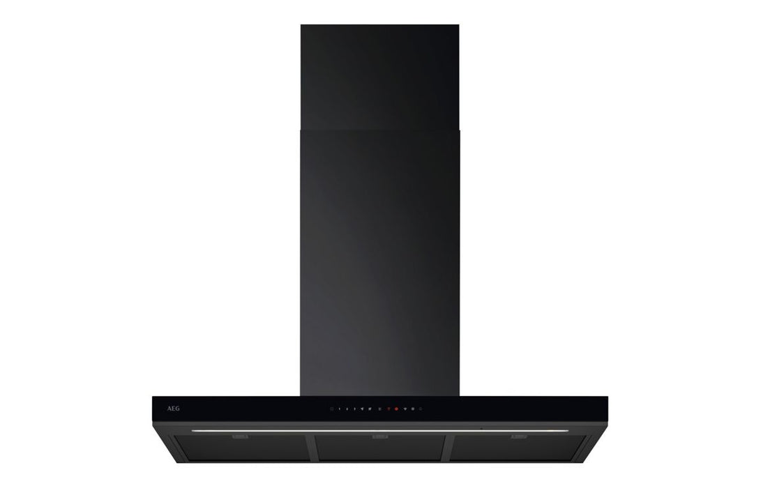 AEG GB87D91CB 90cm Box Chimney Hood - Black