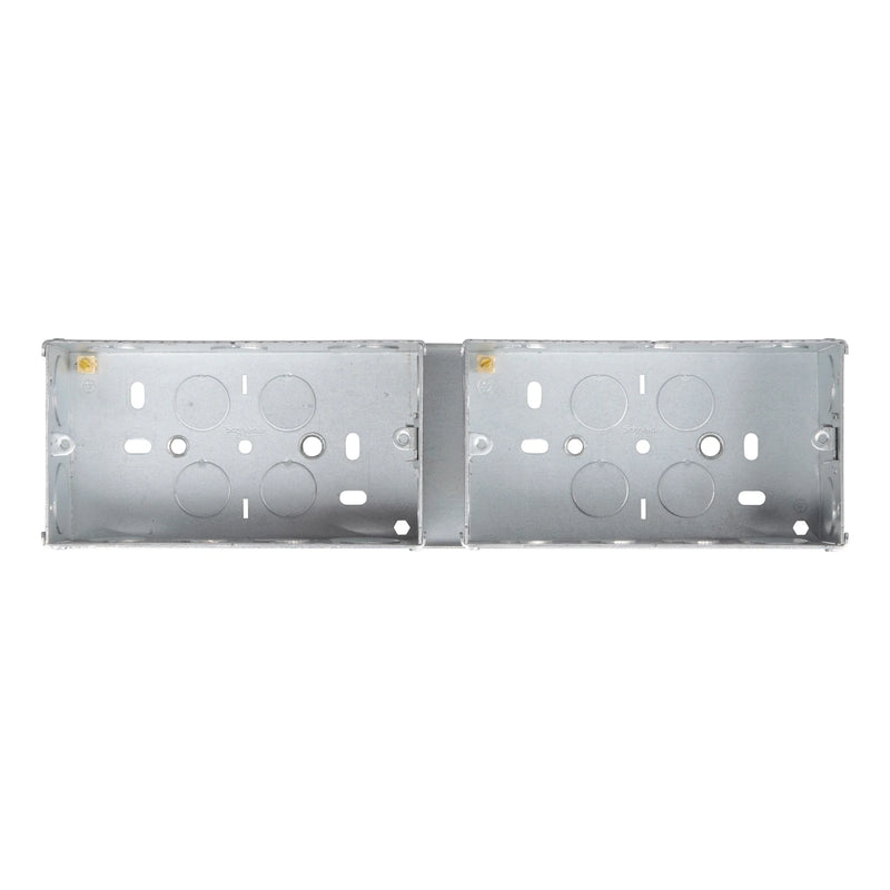 2 X 2 Gang Media Box 47Mm Deep