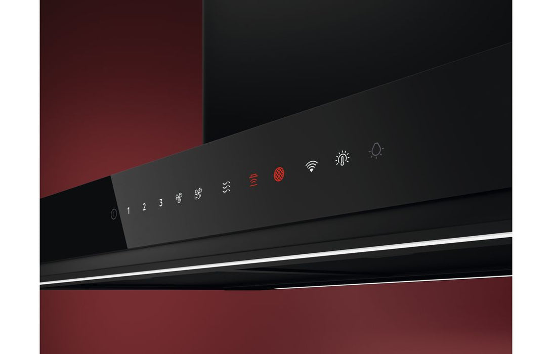 AEG GV77D61SB 60cm Angled Chimney Hood - Black