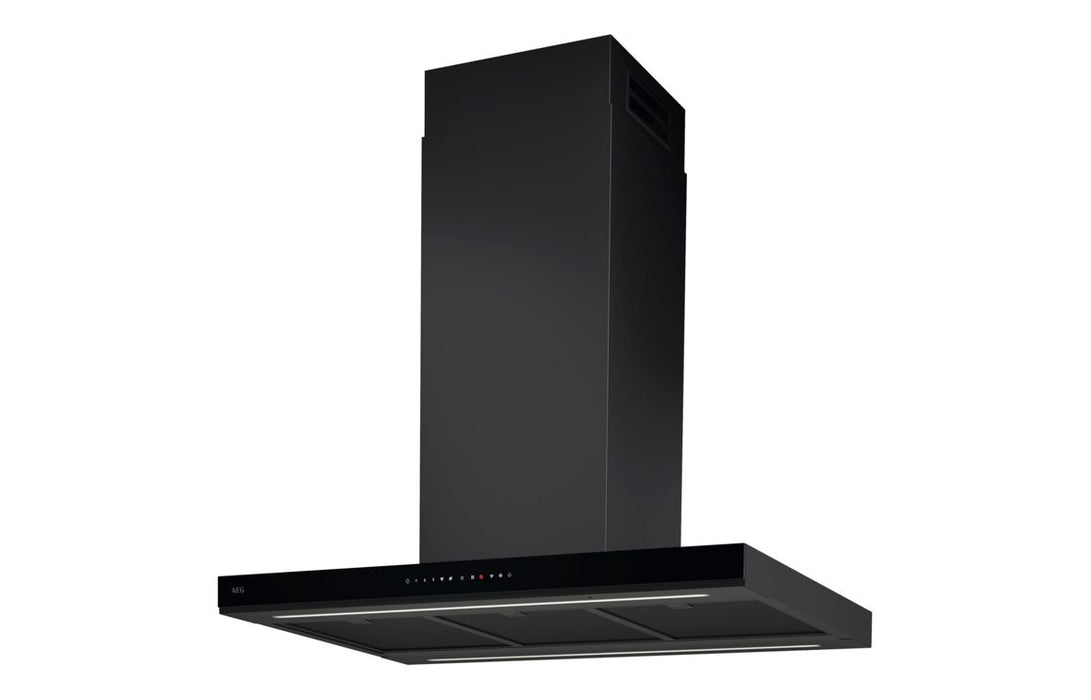 AEG GV77D61SB 60cm Angled Chimney Hood - Black