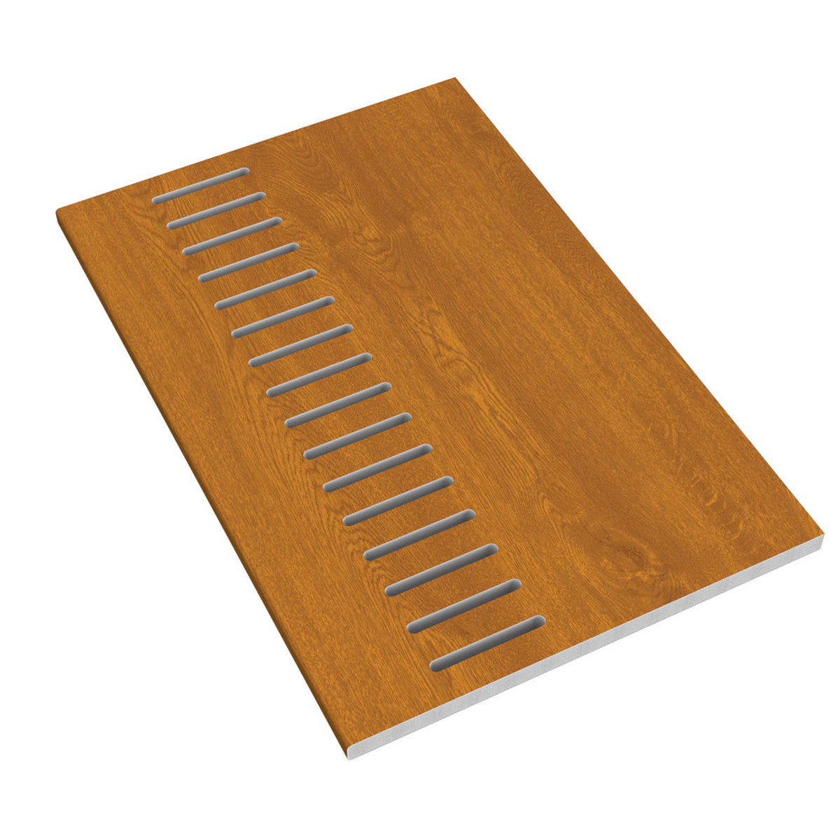 Light Oak Woodgrain Freefoam Vented General Purpose Flat Board 150mm ...