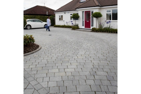 Rumbled Block Paving Original Pennant Grey Block Paving 240mm x 160mm x 50mm - (Pack of 284) - (10.91 m²)