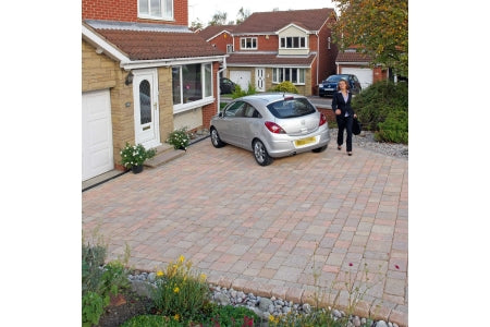 Rumbled Block Paving Original Traditional Block Paving 160x160x50mm - (10.91 m²)