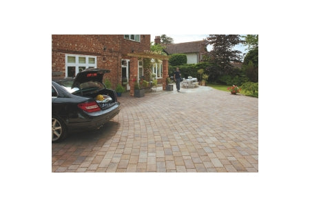Rumbled Block Paving Original Traditional Block Paving 160x160x50mm - (10.91 m²)