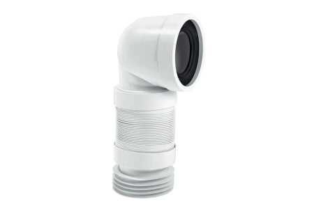 Mcalpine 90 Degree Flexible Tail WC Connector WC-CON8F