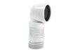 Mcalpine 90 Degree Flexible Tail WC Connector WC-CON8F