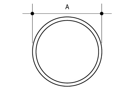 Wavin OsmaWeld plain ended pipe 40mm black 3m