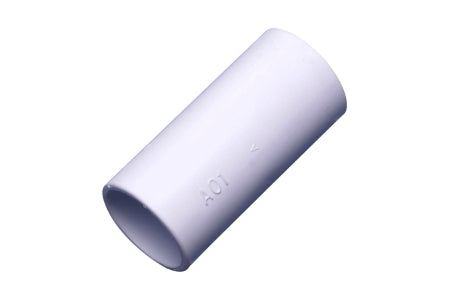 Wavin Osma Overflow solvent double socket 21.5mm white