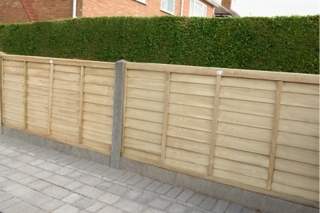 Fence Panel - Super Lap Pressure Treated - 6ft x 4ft (1.83m x 1.22m)