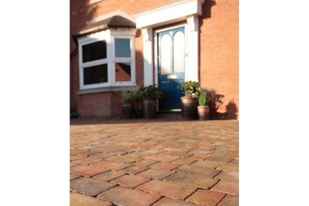 Woburn Rumbled Concrete Block Paving - Autumn - 100mm x 134mm x 50mm - Pack of 672