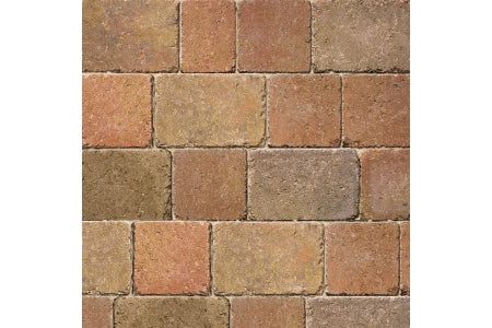 Wobern Rumbled Woburn Rumbled Concrete Block Paving - Autumn - 134mm x 134mm x 50mm P ...