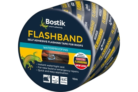 Evo-stik Flashband Self Adhesive Flashing Tape Grey 100mm x 10m