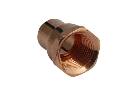 End Feed Straight Adaptor Female 15mm x 1/2in