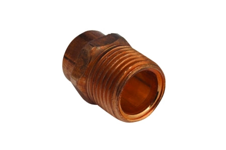 End Feed Straight Adaptor Male 15mm x 1/2in