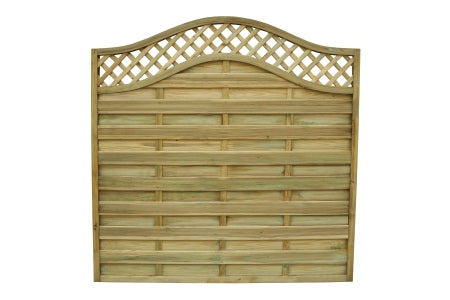 Fence Panel - Europa Prague Pressure Treated - 1800mm x 1800mm - 6 ft x 6 ft