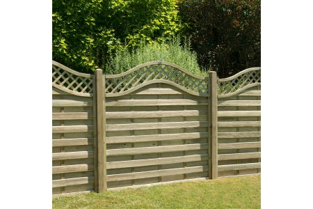Fence Panel - Europa Prague Pressure Treated - 1800mm x 1800mm - 6 ft x 6 ft