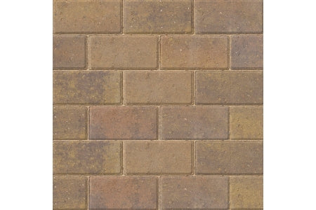 Standard Concrete Block Paving Bracken 200x100x50mm Pack of 488