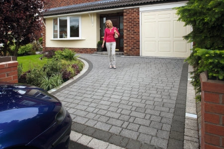 Block Paving Project Pack - Drivesett Argent - Light Grey - 10.75m2