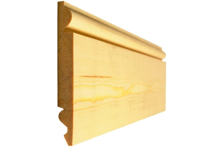 Redwood Torus/Ogee Skirting 5th 25mm x 125mm Finished Size 20.5mm x 119mm
