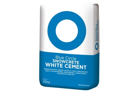 Blue Circle Snowcrete White Cement 25kg