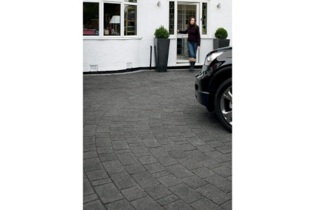 Block Paving Project Pack - Drivesett Argent - Graphite - 10.75m2