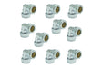 Compression Equal Elbow Chrome 15mm - Bag of 10
