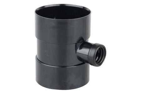 Wavin OsmaSoil D/SW bossed pipe 32x110mm black