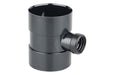 Wavin OsmaSoil D/SW bossed pipe (ring seal) 110mm black