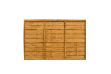 Fence Panel - Trade Lap Dip Treated - 6ft x 4ft (1.83m x 1.22m)