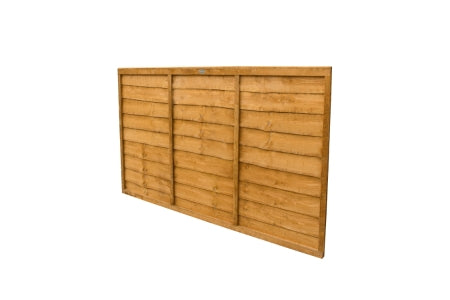 Fence Panel - Trade Lap Dip Treated - 6ft x 4ft (1.83m x 1.22m)