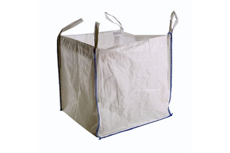Plain White 4 Loop Bulk Bag - 850 x 850 x 850mm