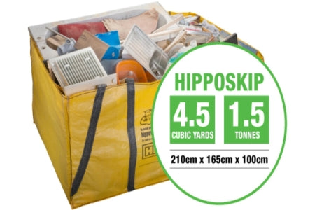 Hipposkip - 2100 x 1650 x 1000mm - 4.5 Cubic Yard Skip Bag - HPPSKP01