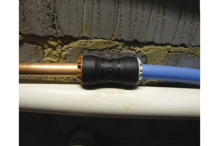 Plasson Pushfit Copper Pipe Adaptor 20 x 15 mm 1001CU020015 Pack 10