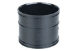 Wavin OsmaSoil D/SW double socket coupler 110mm black
