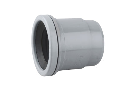 Wavin OsmaSoil S/S boss adaptor (ring-seal) 50mm grey