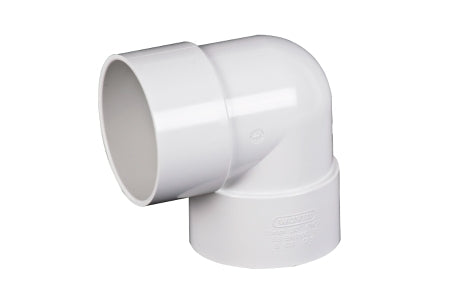 Osma Waste 90¡ solvent weld knuckle bend white 40mm